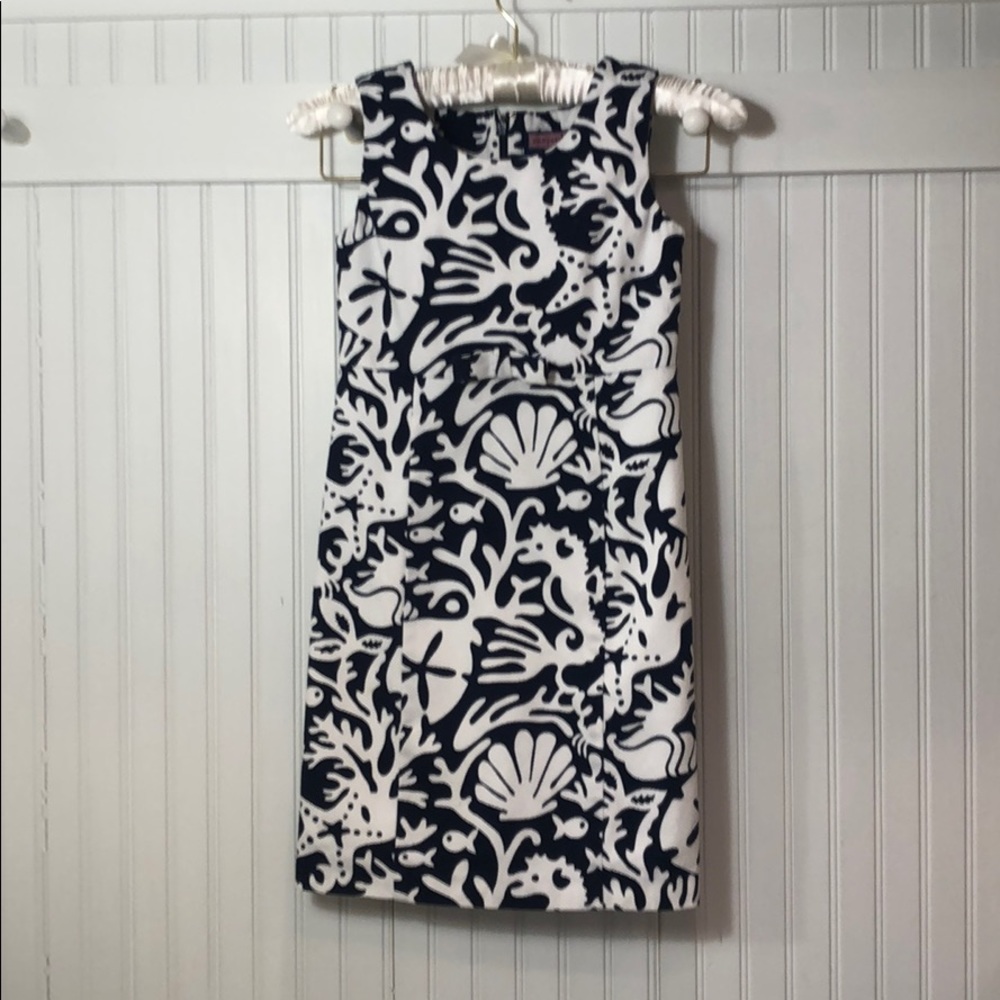 Vineyard vines girls 8 pique cotton shift dress